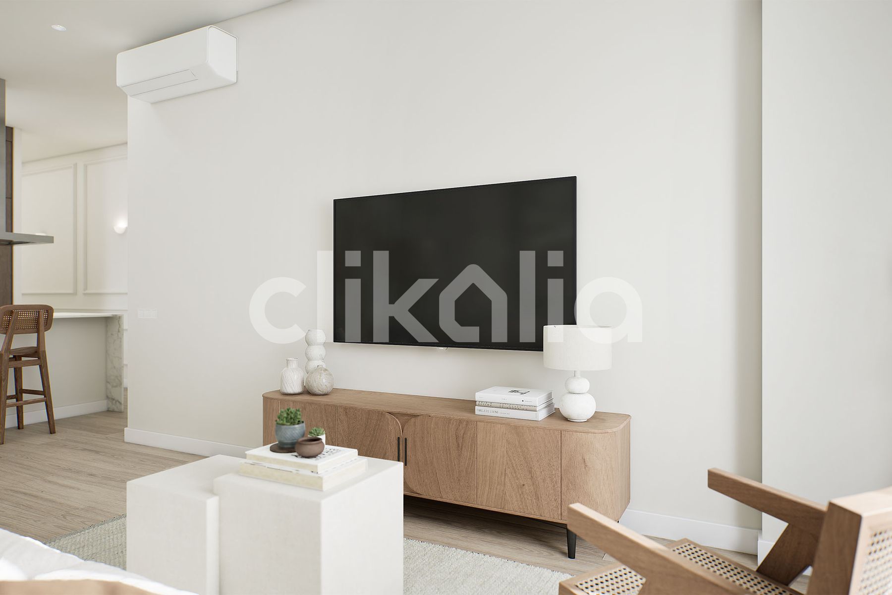 Sala d'estar de Pis en venda en  Madrid Capital amb Aire condicionat i Calefacció