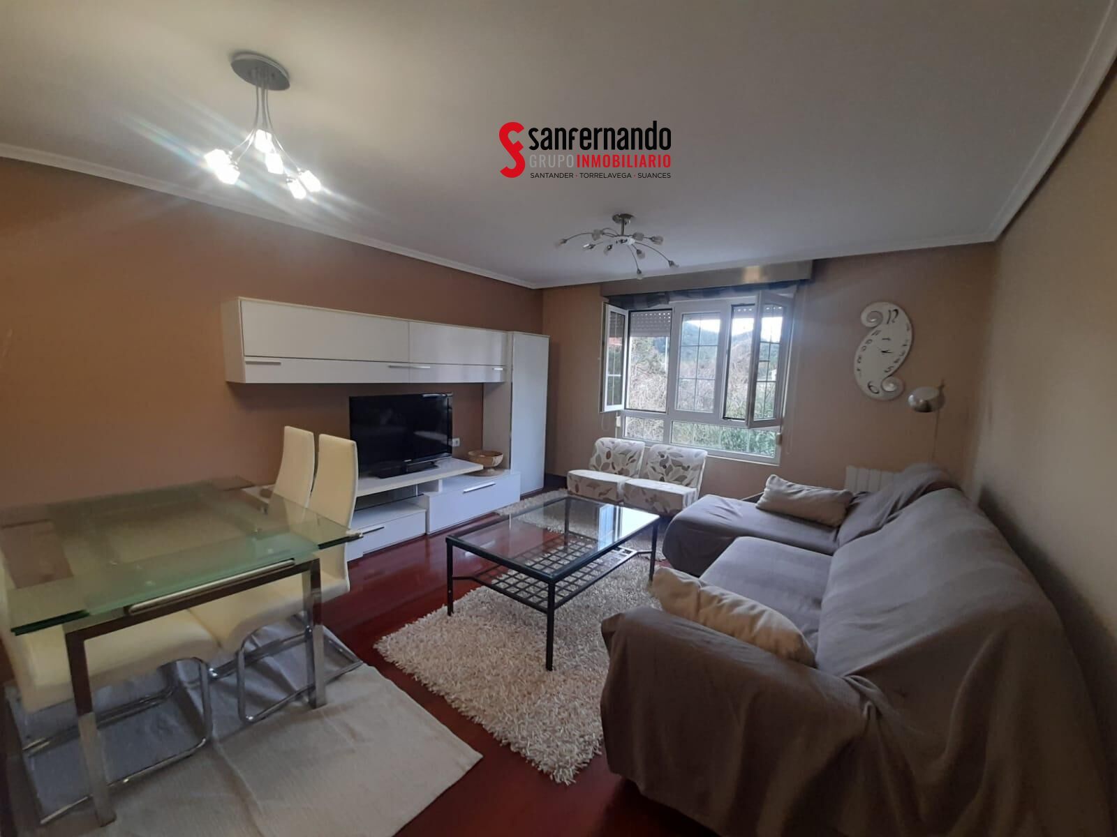 Sala d'estar de Pis de lloguer en Piélagos amb Calefacció i Parquet