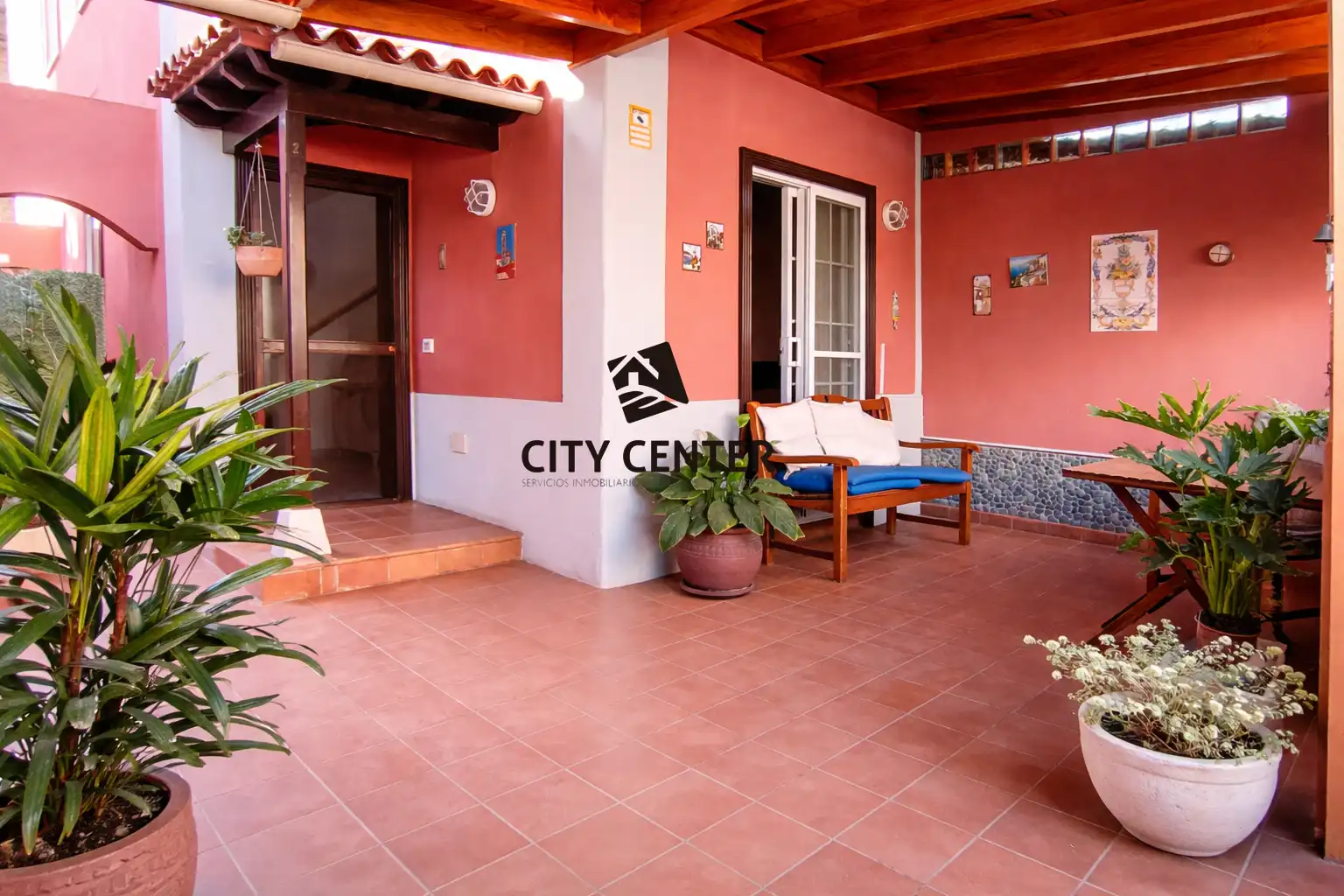 Terraza de Casa adosada en venta en Arona con Balcón