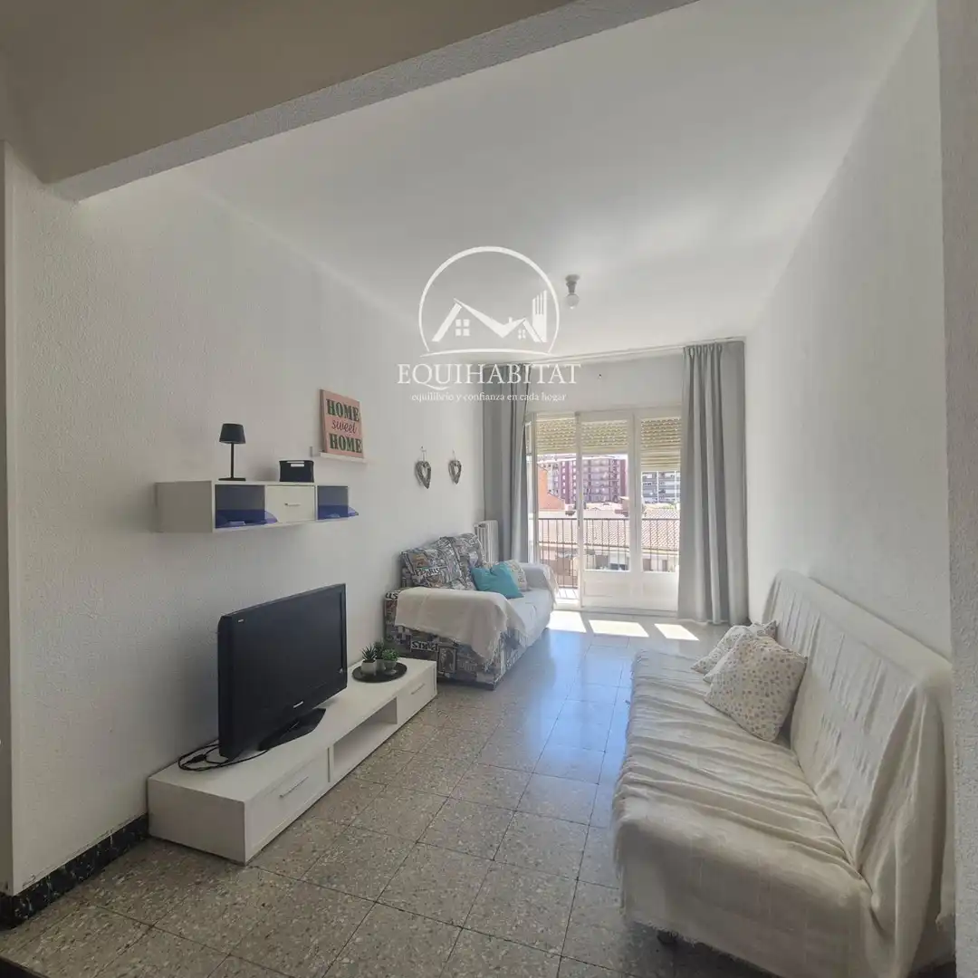 Sala de estar de Piso de alquiler en Lleida con Aire acondicionado y Terraza