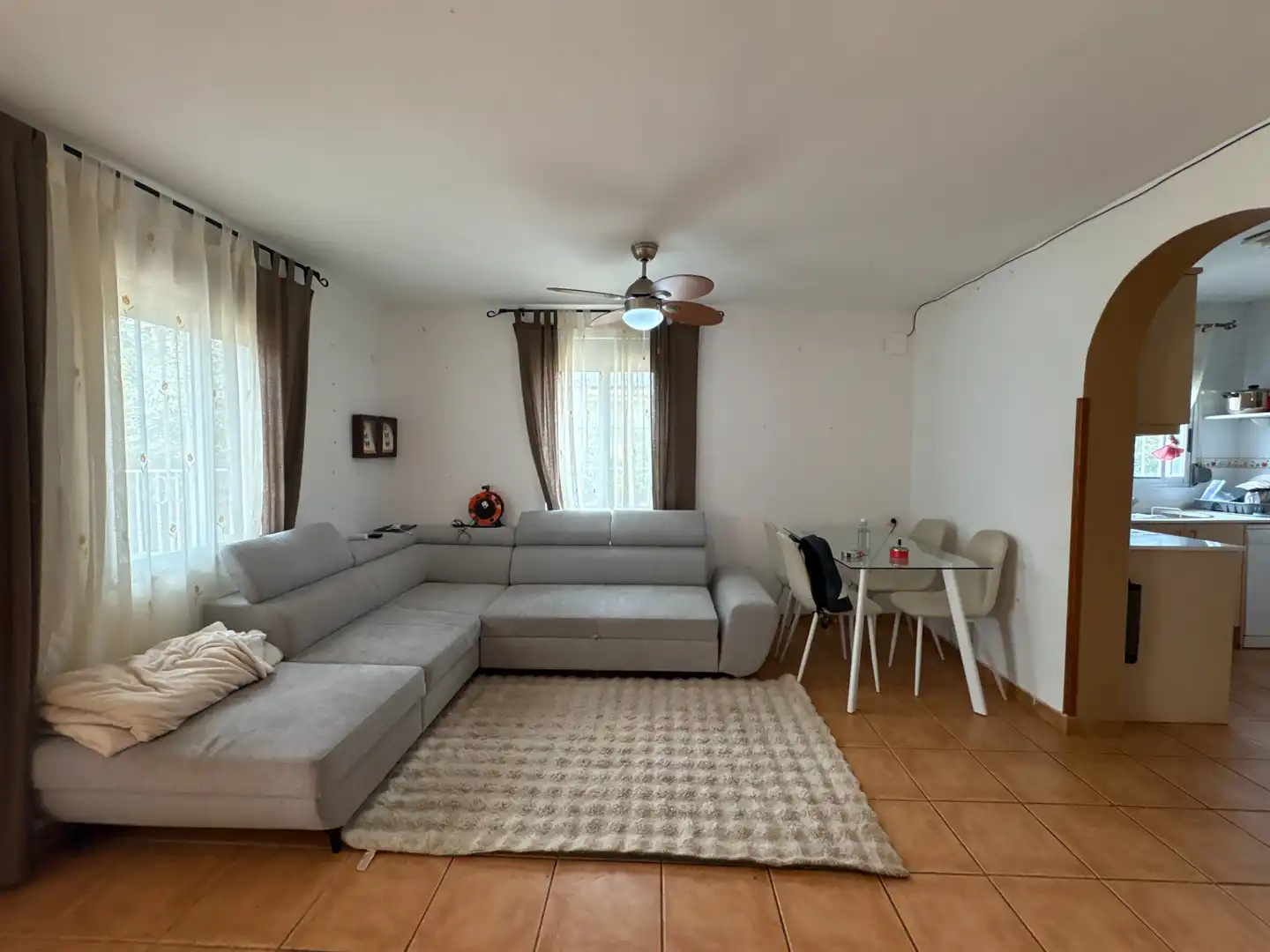 Sala d'estar de Casa o xalet en venda en Sant Joan de Moró amb Aire condicionat, Jardí privat i Terrassa