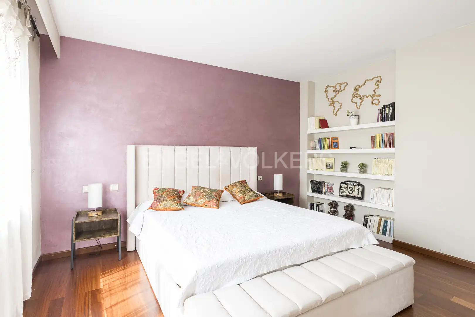 Bedroom of Houses for rent in Barcelona  with Air Conditioner, Heating and Private garden