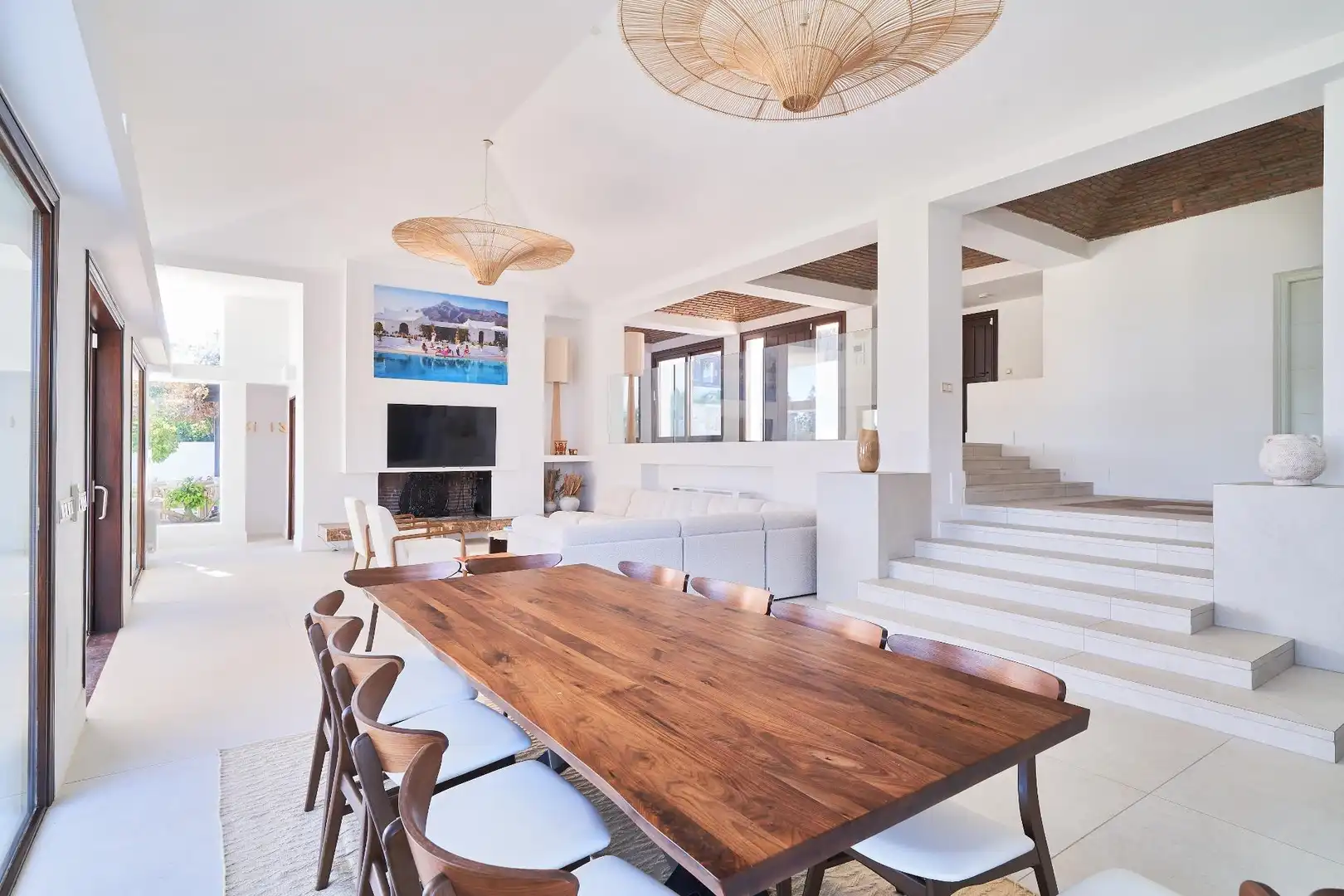 Comedor de Casa o chalet en venta en Marbella con Aire acondicionado, Calefacción y Jardín privado