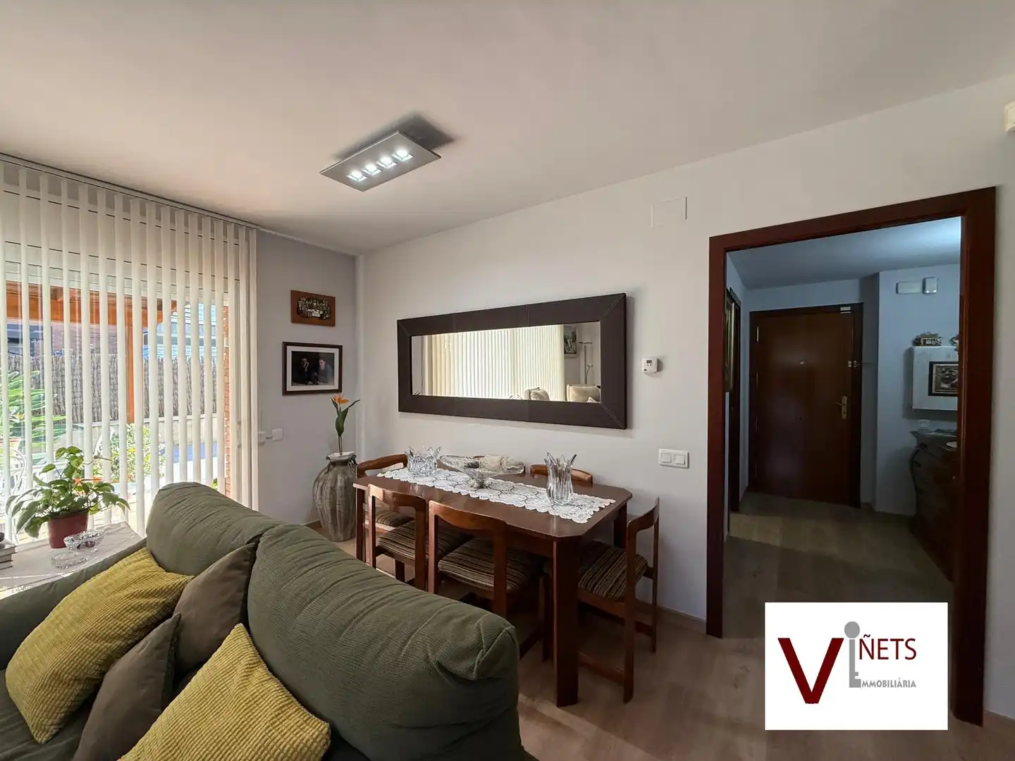 Wohnzimmer von Erdgeschoss zum Verkauf in La Garriga mit Heizung, Privatgarten und Parkett
