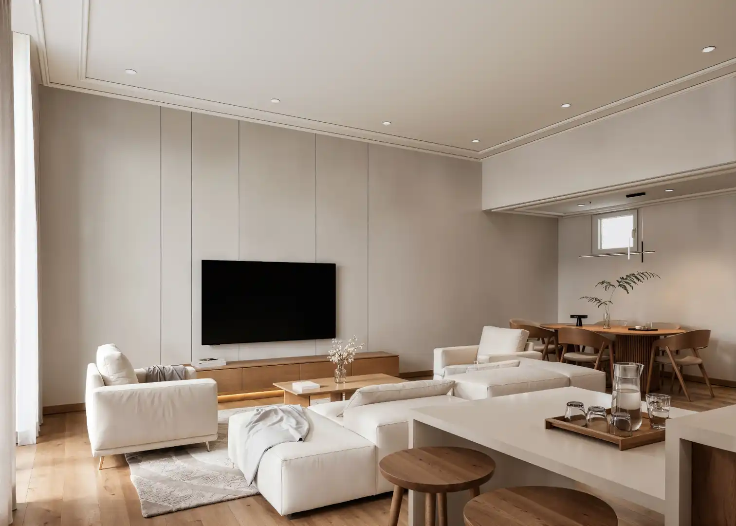 Sala de estar de Planta baja en venta en Barcelona con Aire acondicionado, Terraza y Balcón