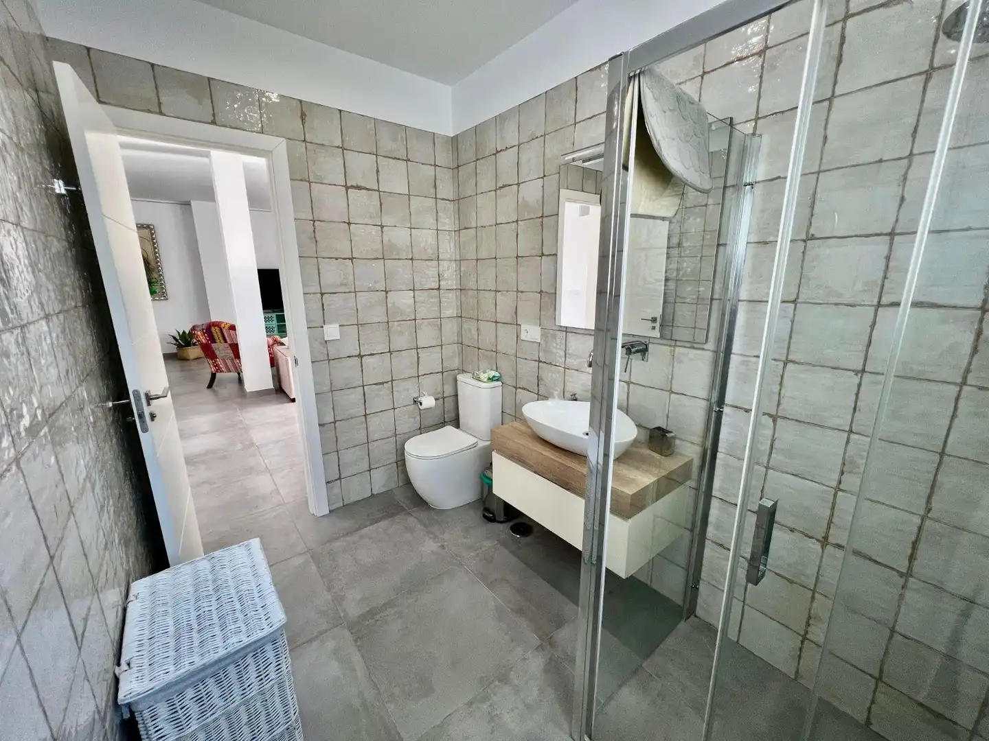Bathroom of Houses for rent in Almonte  with Air Conditioner, Private garden and Terrace