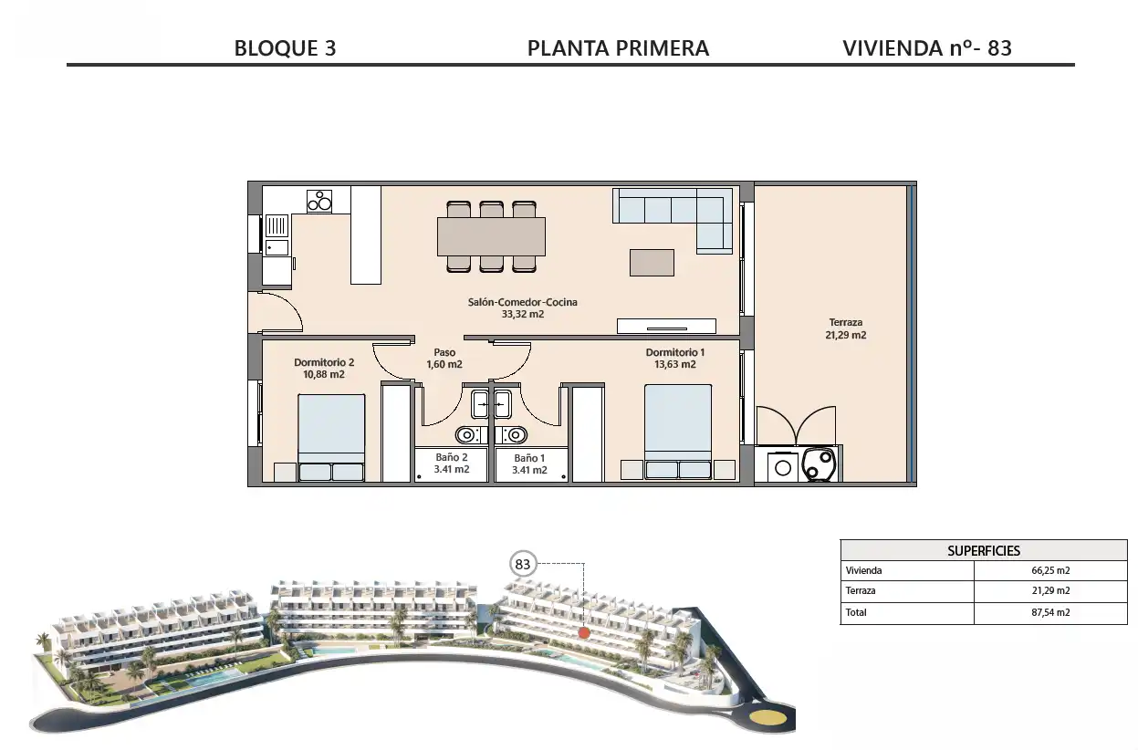 Appartement compact avec piscine à vendre à Balcón de Finestrat - Terra Marina, imagen 16