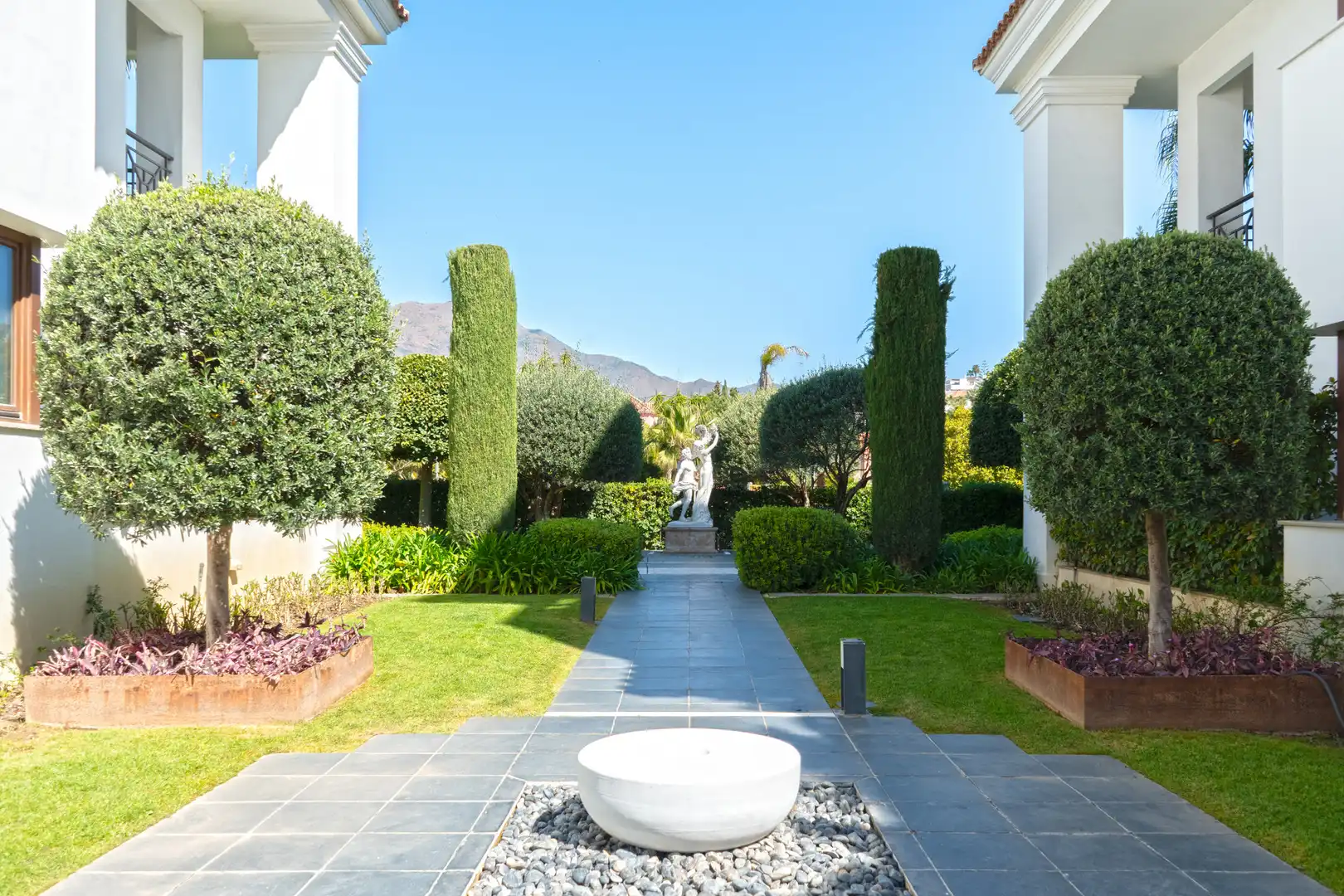 Jardín de Planta baja en venta en Estepona con Aire acondicionado, Terraza y Trastero