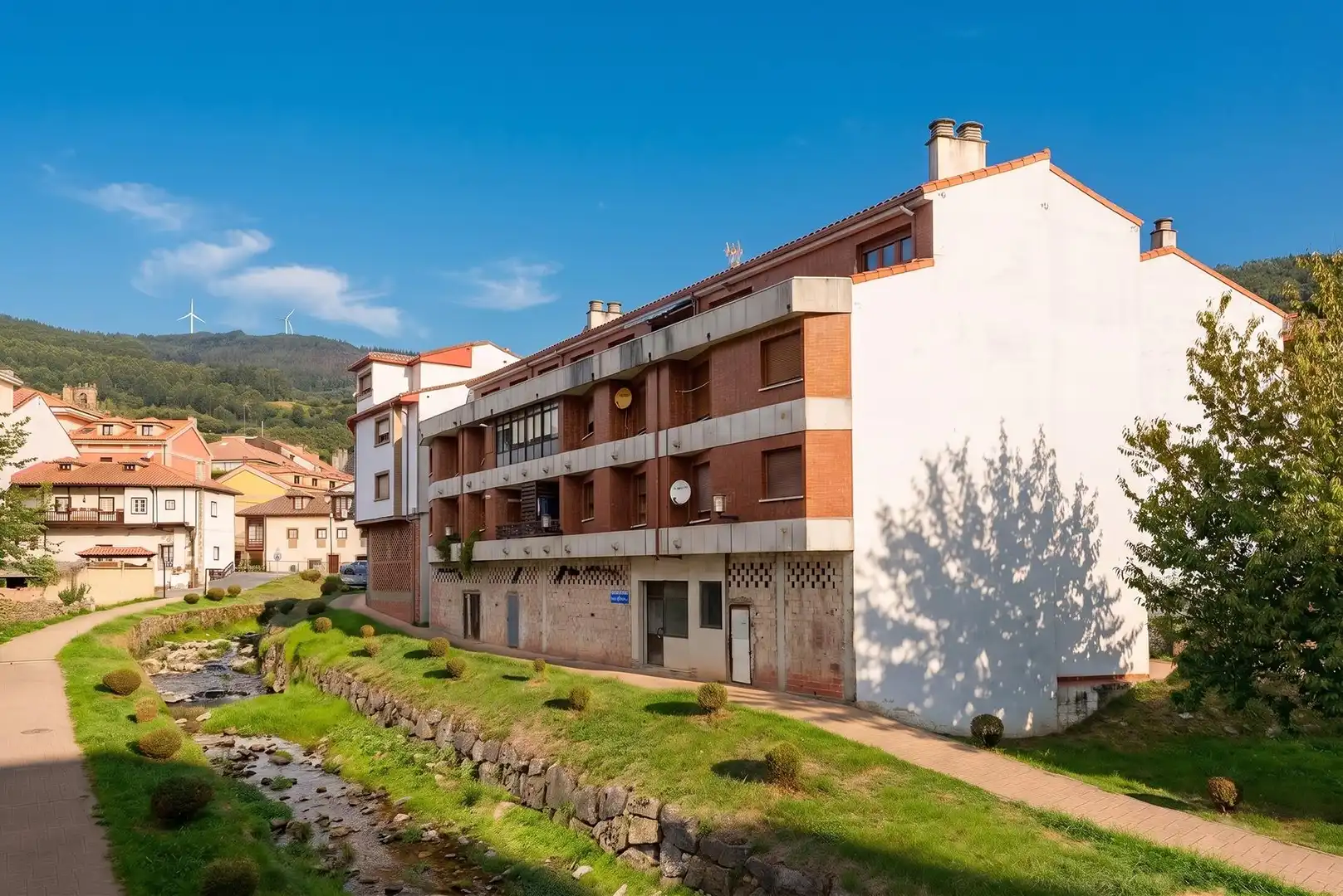Exterior view of Flat for sale in Salas  with Heating, Furnished and Balcony