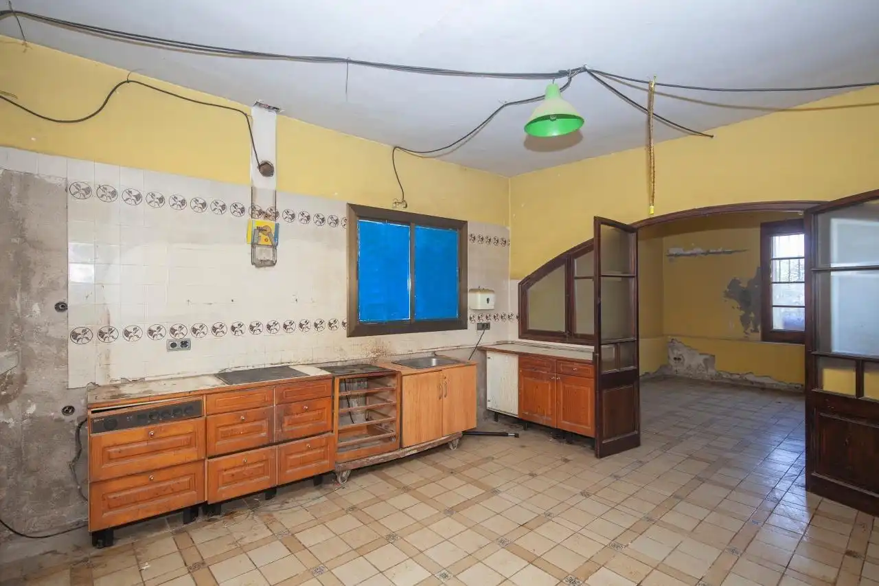 Cocina de Finca rústica en venta en Cabrils con Jardín privado