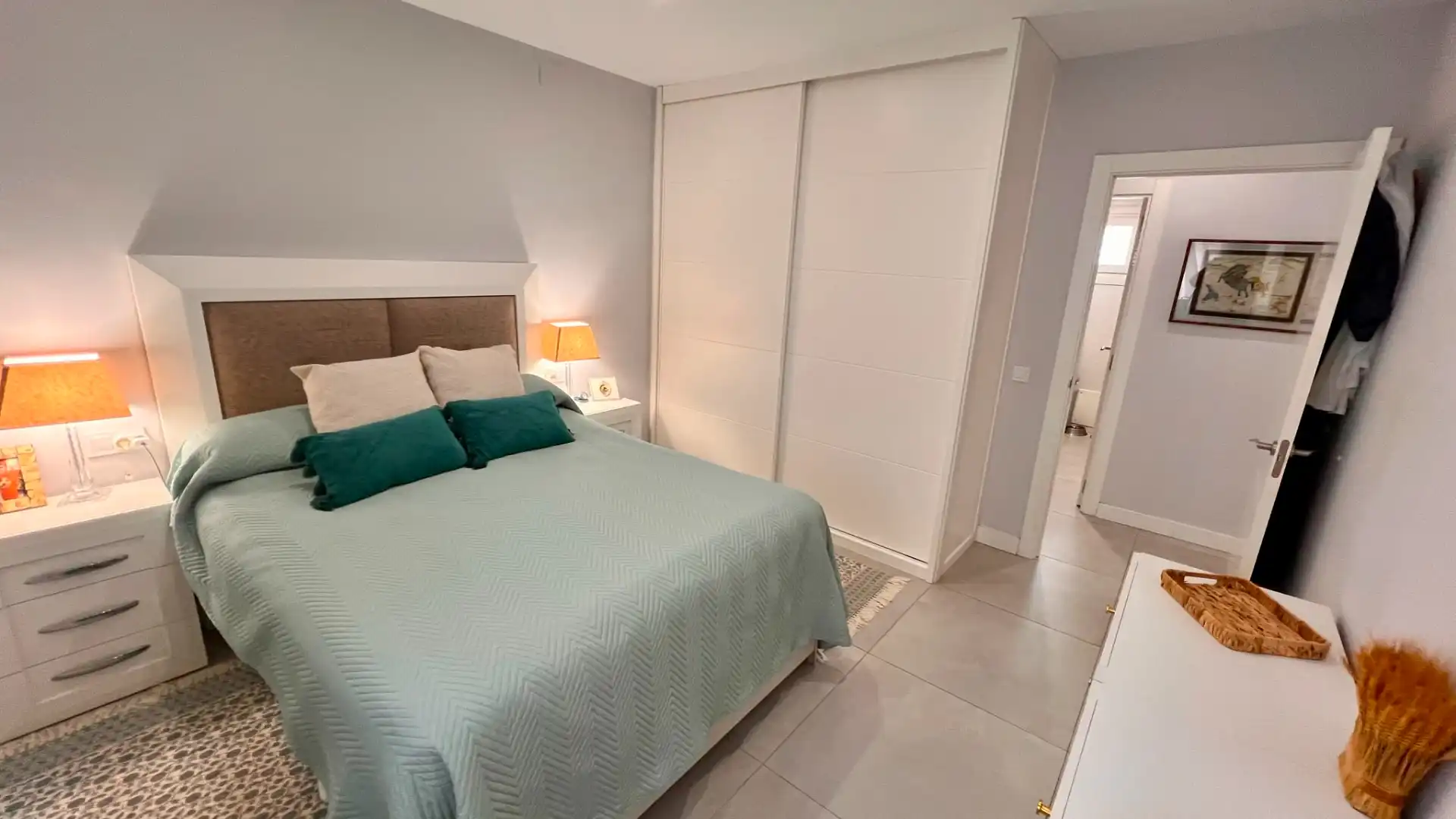 Schlafzimmer von Wohnung zum Verkauf in Badajoz mit Klimaanlage, Heizung und Balkon