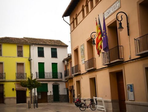 Vista exterior de Pis en venda en Canals amb Balcó