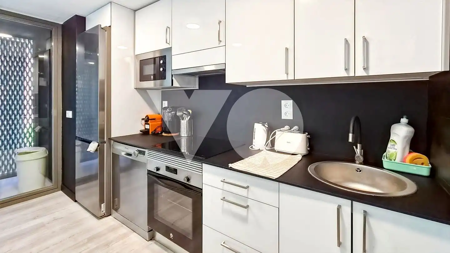Cocina de Piso de alquiler en Madrid con Aire acondicionado, Calefacción y Trastero