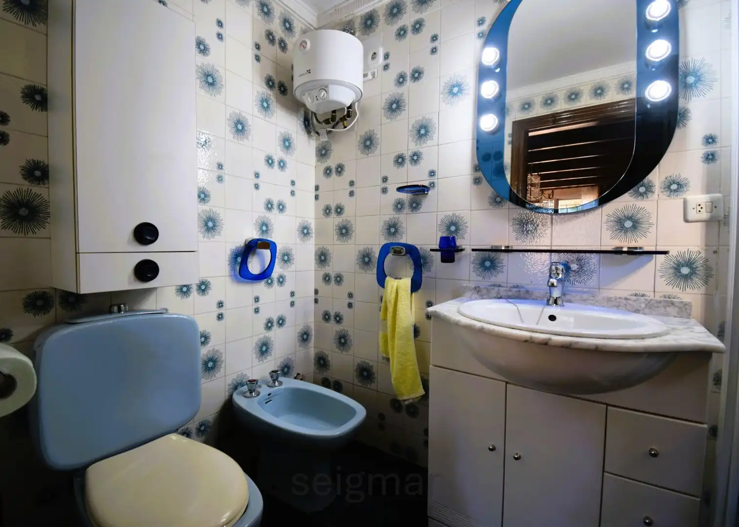 Bathroom of Houses for sale in Villajoyosa / La Vila Joiosa  with Air Conditioner, Heating and Private garden
