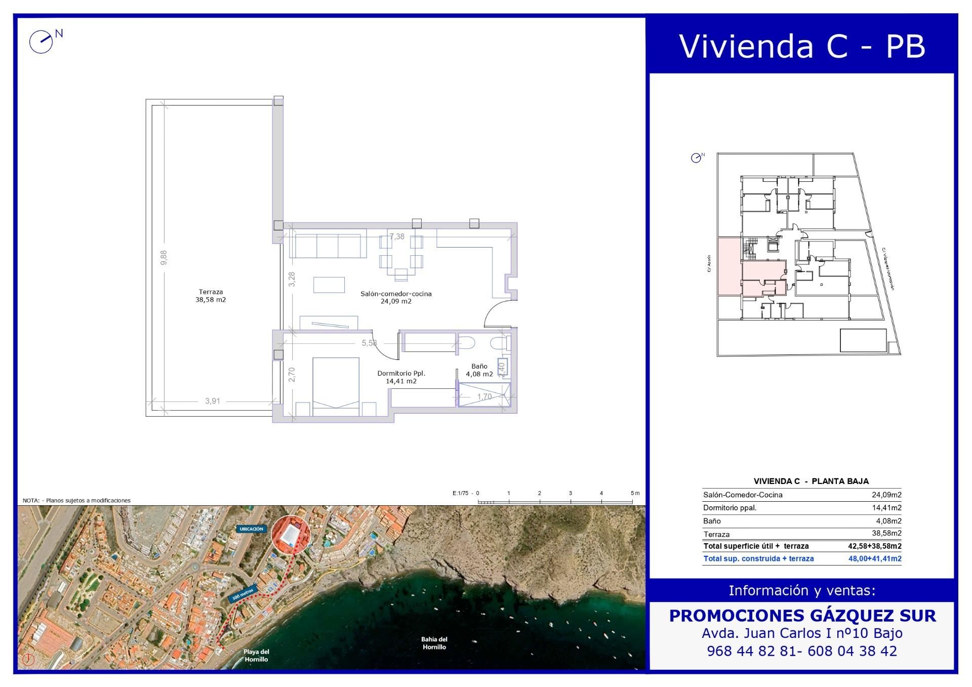 Apartamento en venta en Águilas con Jardín privado, Terraza y Trastero