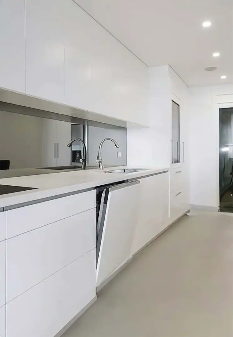 Cocina de Apartamento en venta en Relleu con Aire acondicionado, Terraza y Trastero