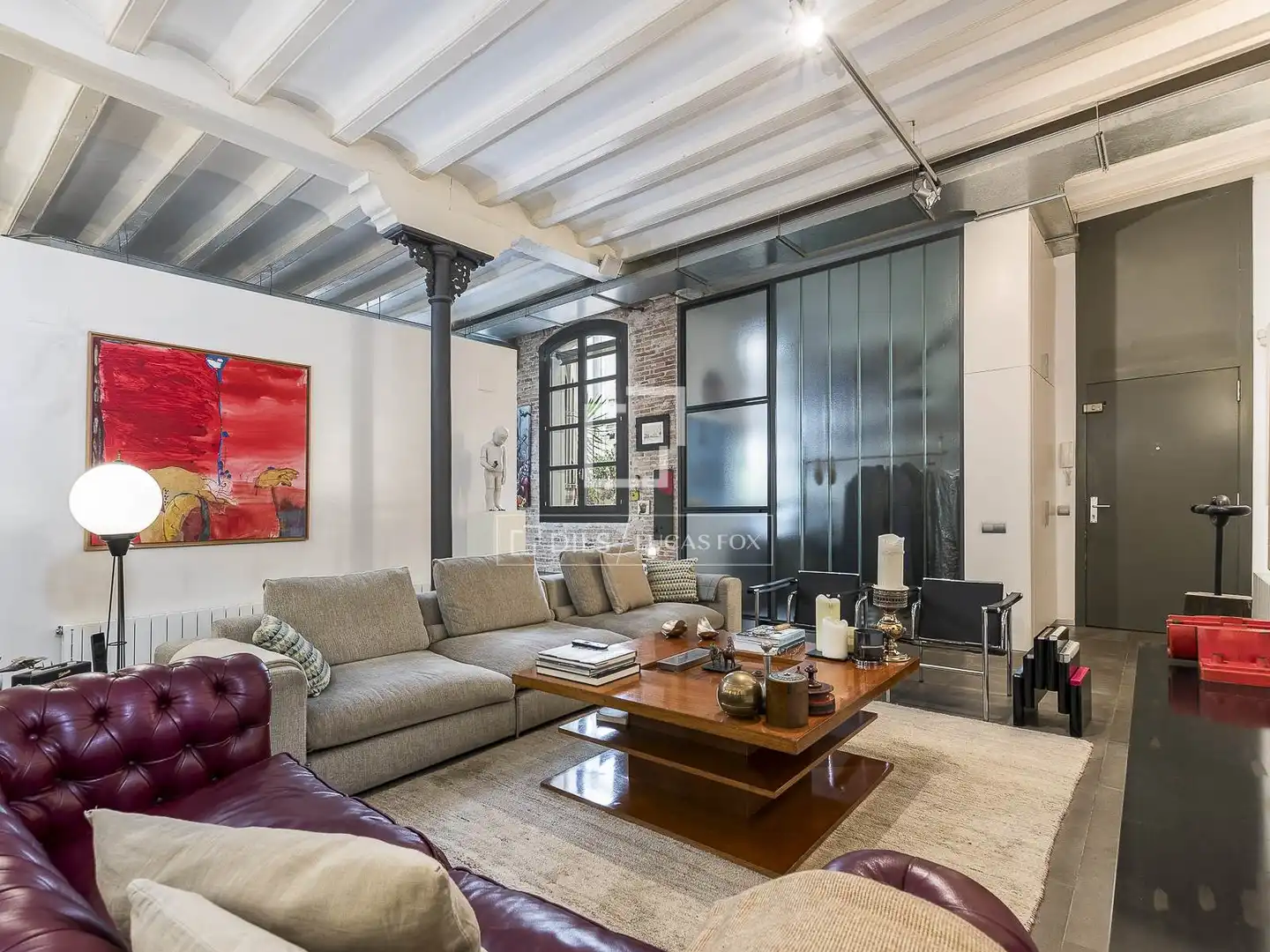 Sala de estar de Piso en venta en Barcelona con Calefacción y Trastero