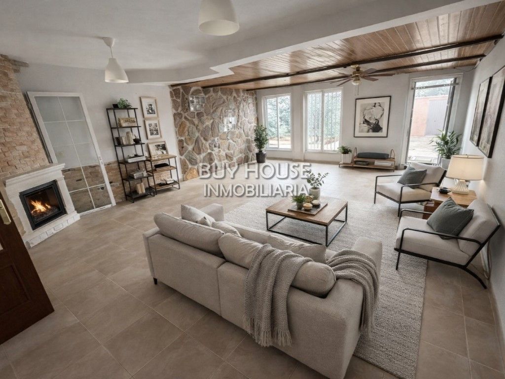 Sala d'estar de Casa o xalet en venda en Illescas