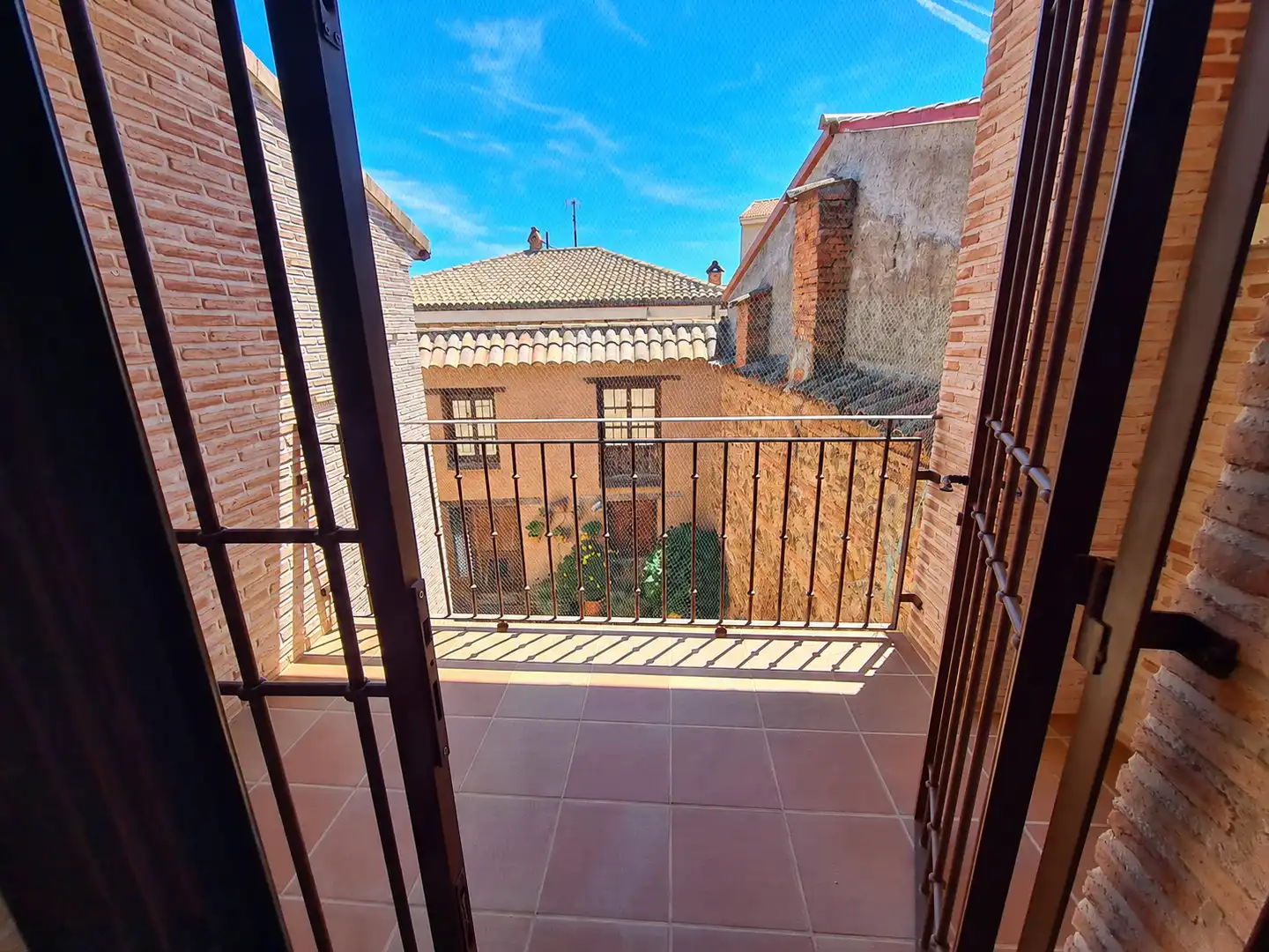 Terrasse von Country house zum Verkauf in Robledillo de Mohernando mit Klimaanlage, Privatgarten und Terrasse