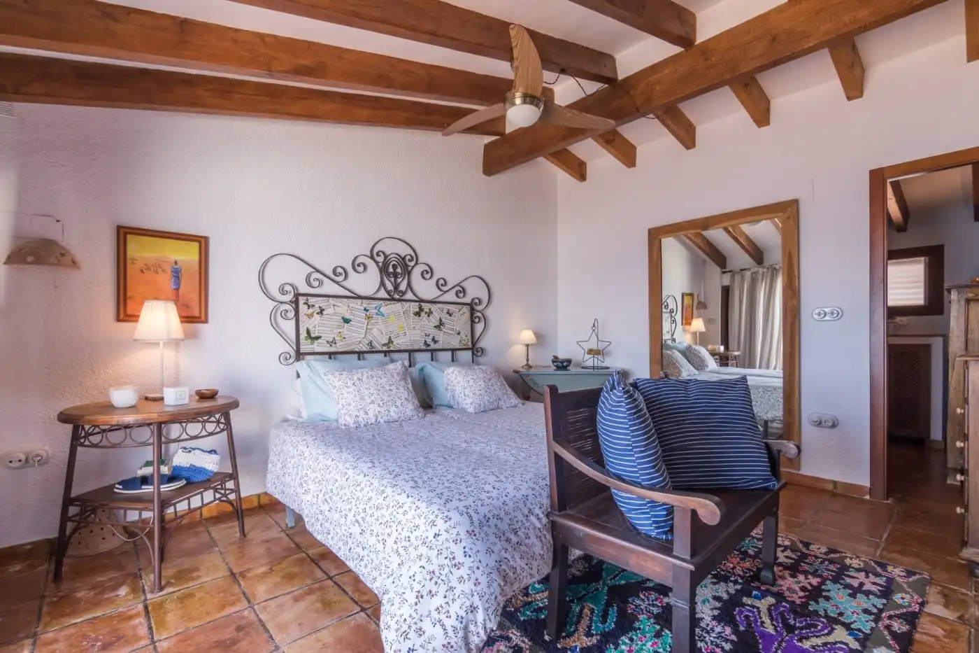 Habitación de Casa adosada de alquiler en Alicante / Alacant con Aire acondicionado, Terraza y Amueblado