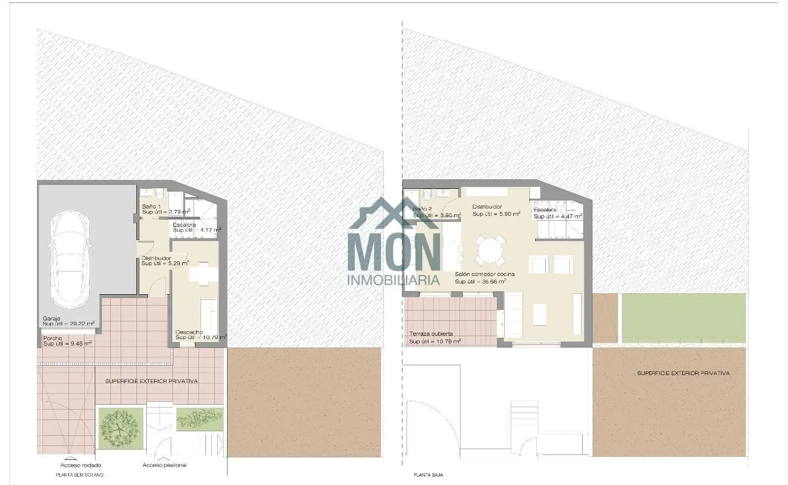 Casa aparellada amb terrassa en venda a Rosa, imagen 26
