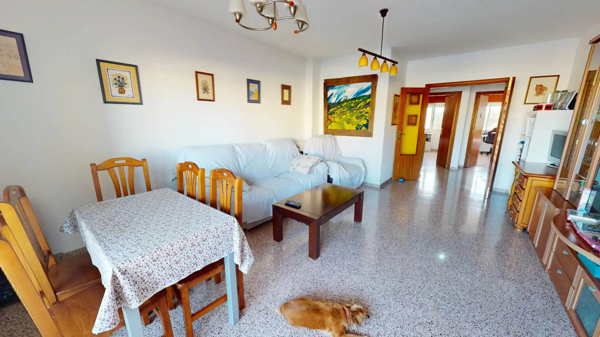 Sala d'estar de Pis en venda en El Campello amb Terrassa, Moblat i Balcó