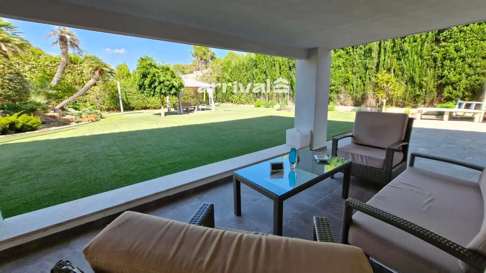 Jardín de Casa o chalet en venta en Paterna con Aire acondicionado, Jardín privado y Terraza