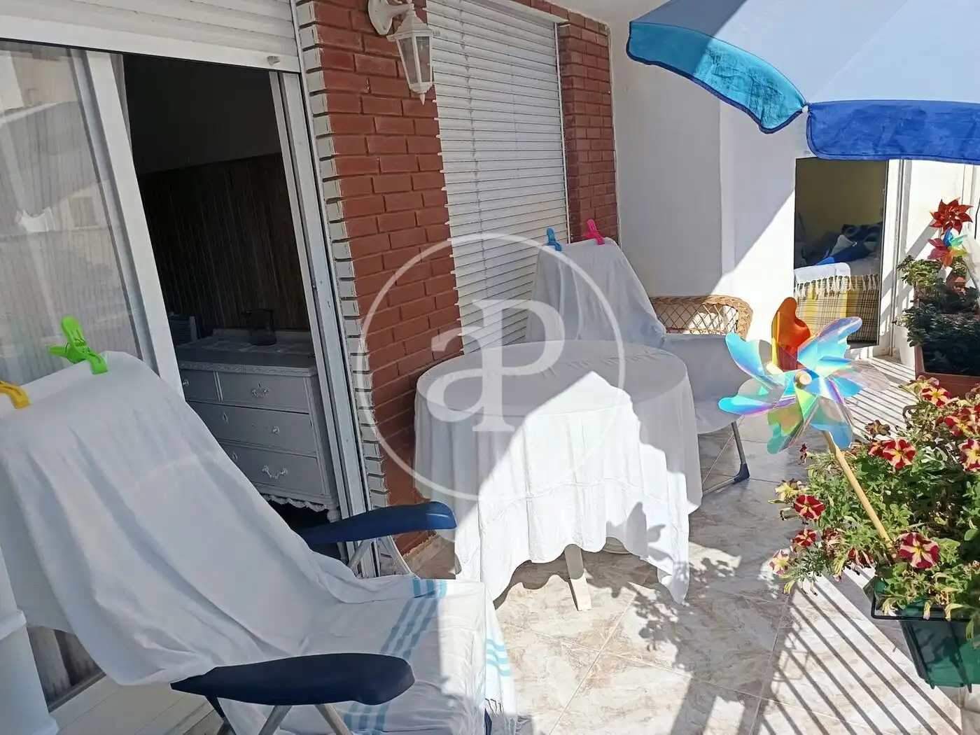Terrace of Flat for rent in Torrevieja  with Heating, Terrace and Furnished