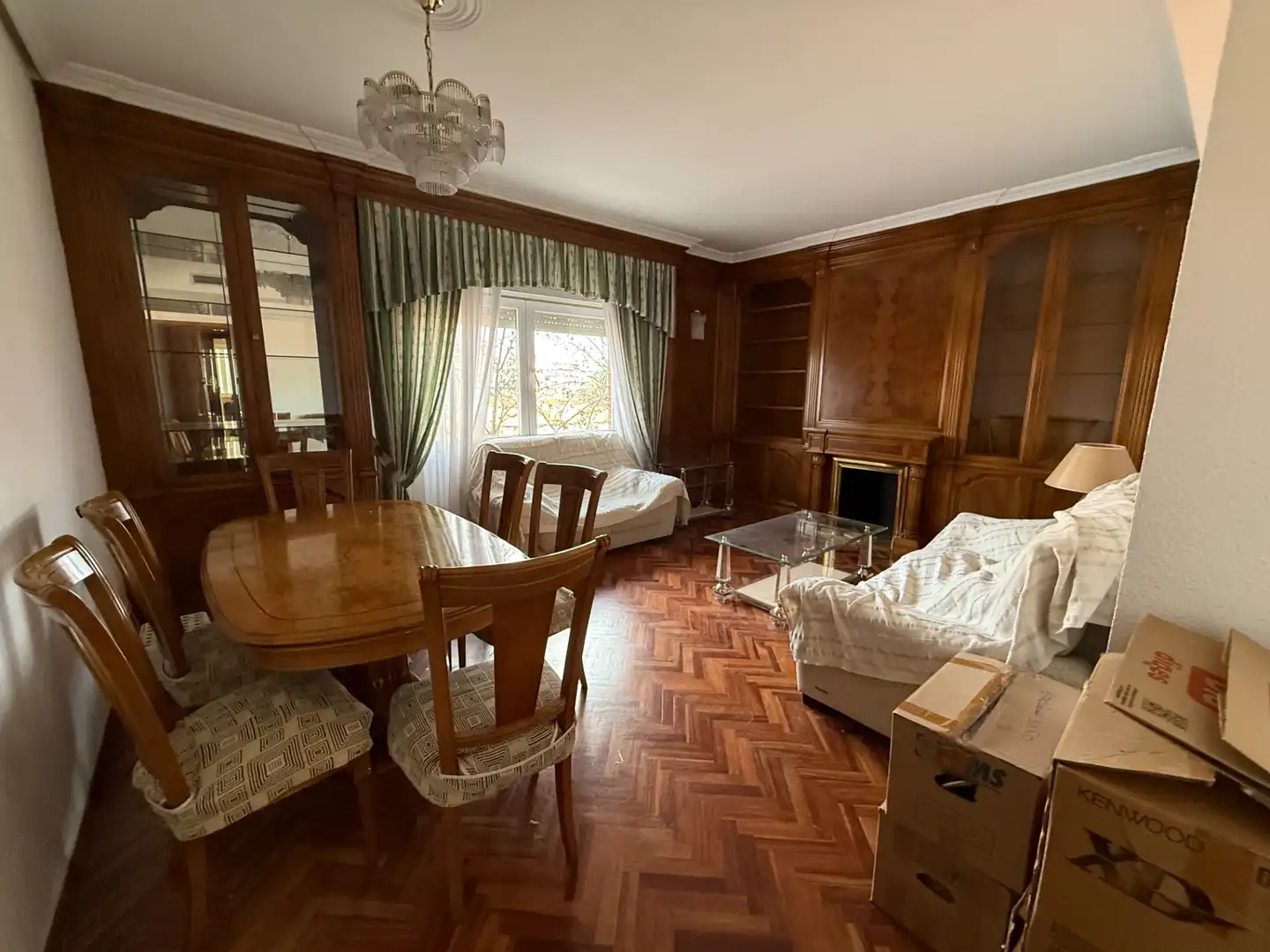 Wohnzimmer von Wohnung zum Verkauf in Alcorcón mit Heizung, Privatgarten und Möbliert