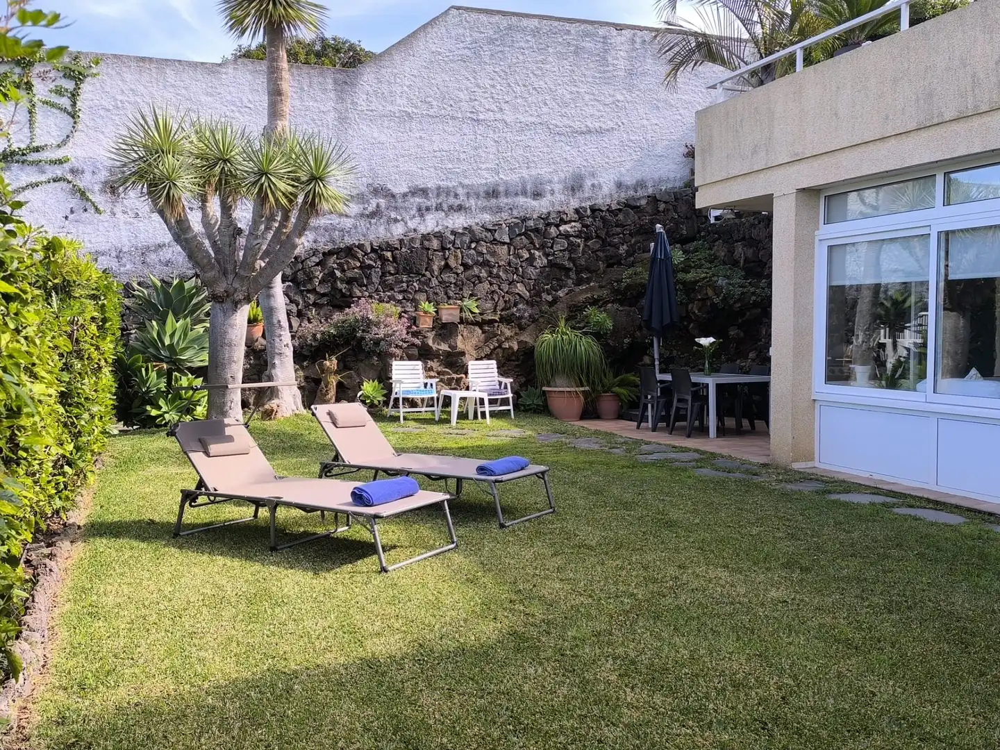 Terrasse von Wohnungen zum Verkauf in Santa Úrsula mit Privatgarten, Terrasse und Abstellraum
