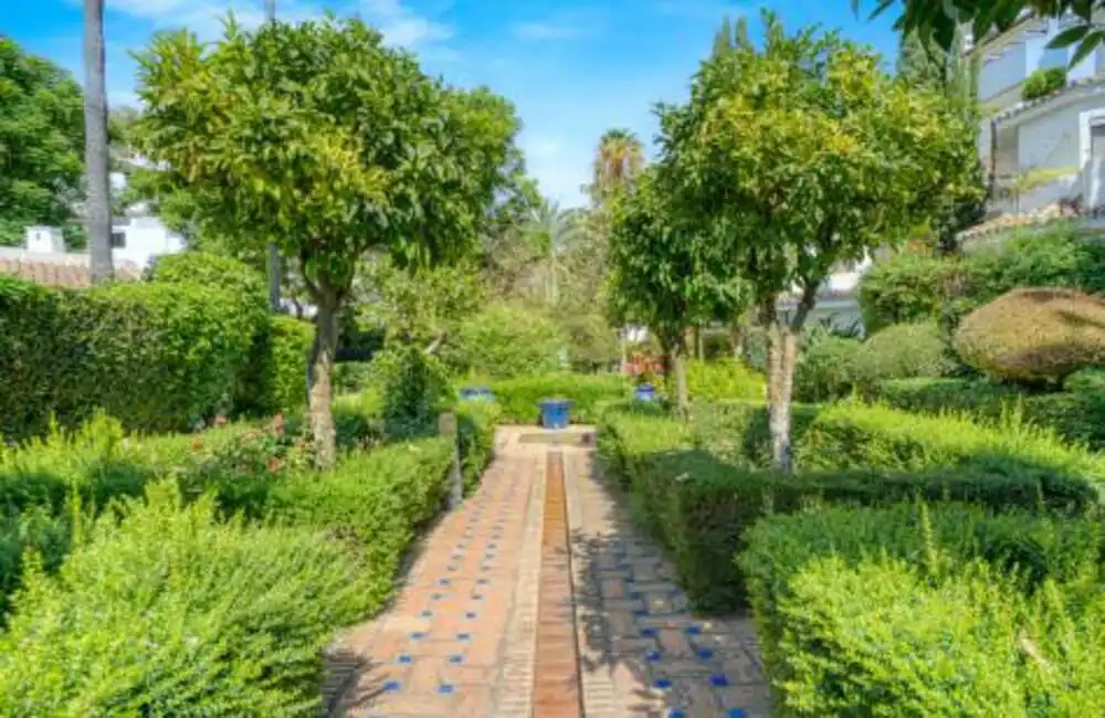 Jardín de Apartamento en venta en Marbella con Aire acondicionado, Terraza y Piscina