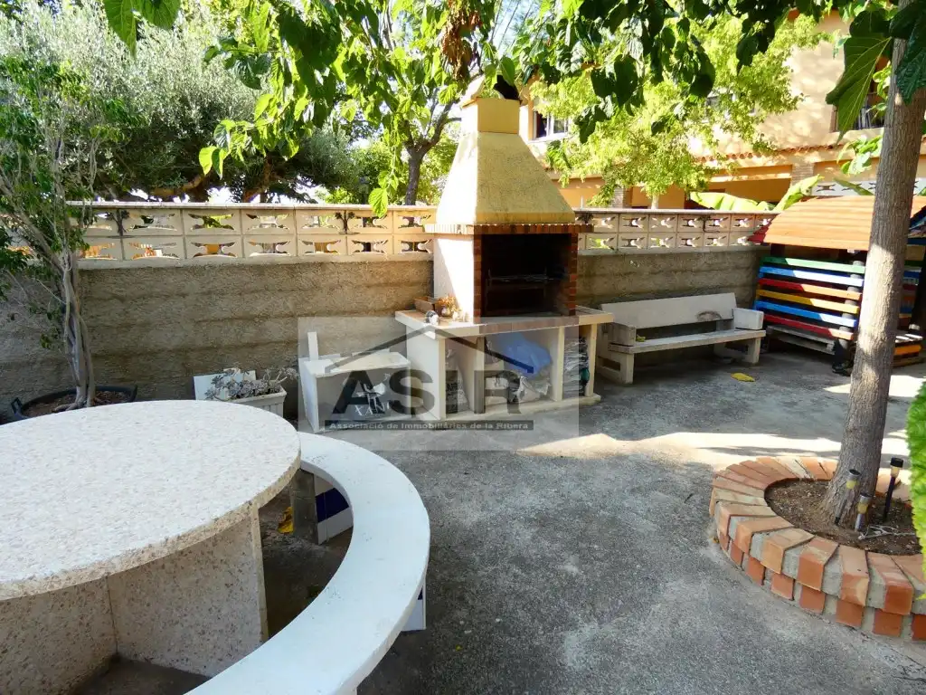 Jardín de Casa o chalet en venta en Alzira con Aire acondicionado, Jardín privado y Terraza