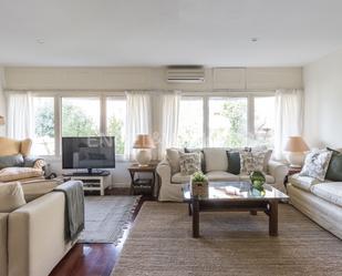 Living room of Flat to rent in  Madrid Capital  with Air Conditioner and Swimming Pool