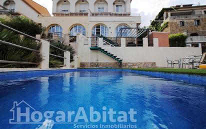 Swimming pool of House or chalet for sale in Gandia  with Air Conditioner, Heating and Terrace