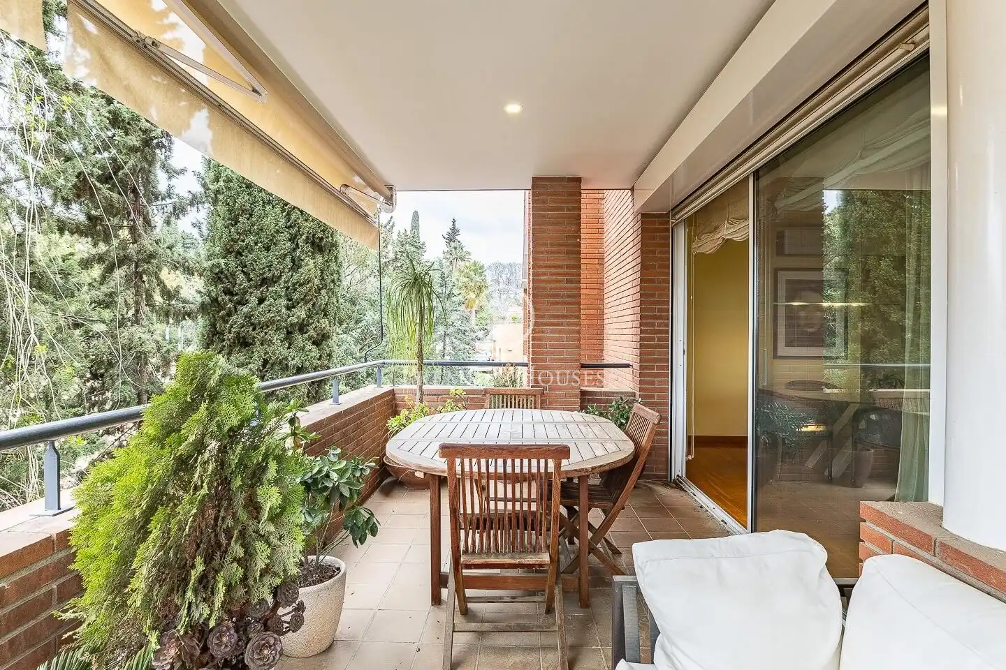 Terrace of Flat for sale in Esplugues de Llobregat  with Air Conditioner, Heating and Private garden