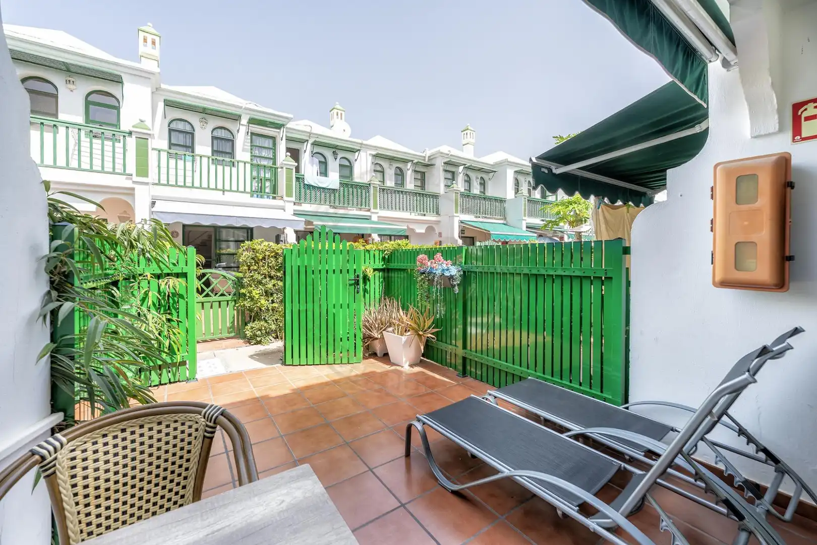 Terrassa de Casa adosada en venda en San Bartolomé de Tirajana amb Aire condicionat, Jardí privat i Terrassa
