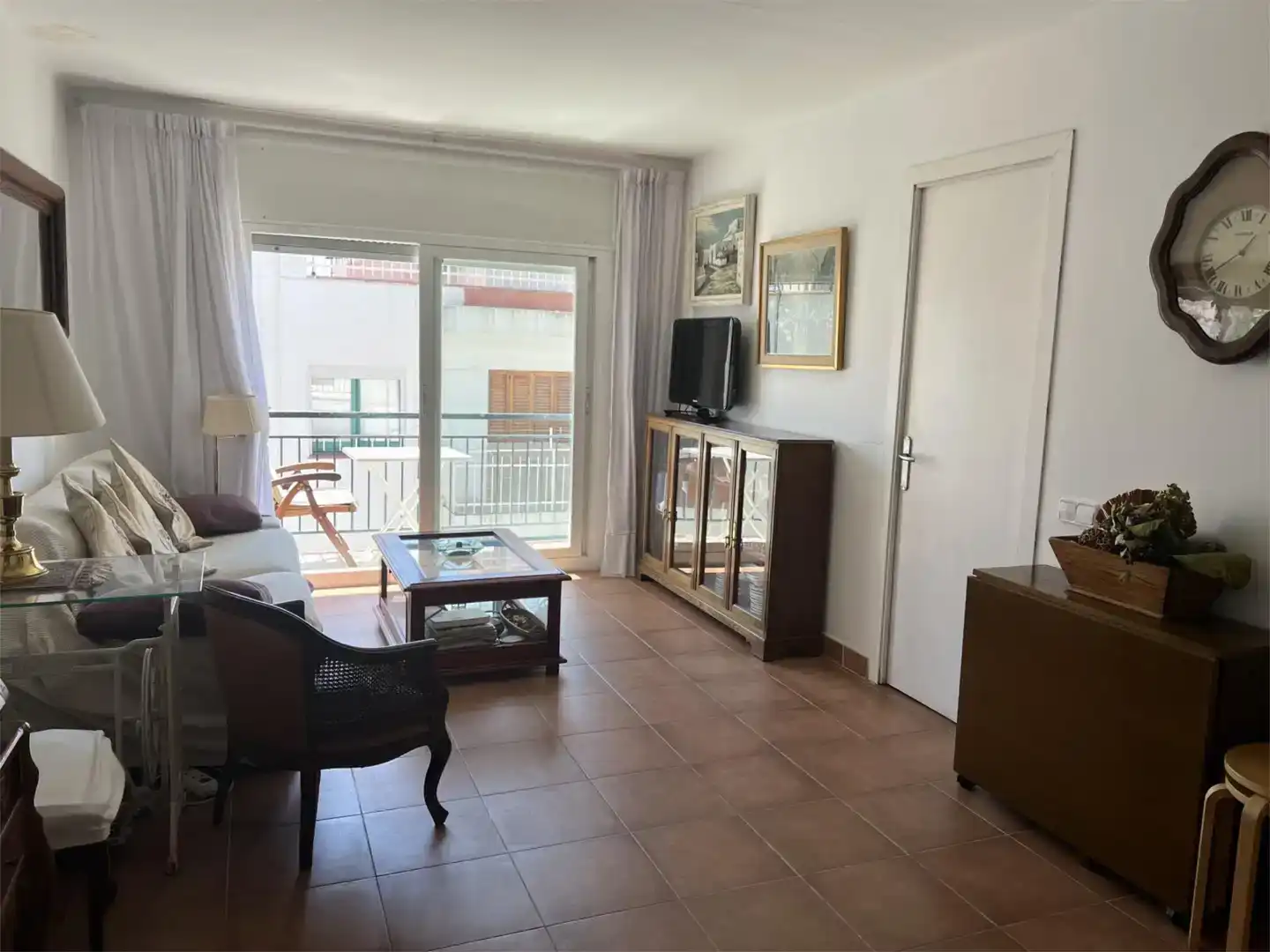 Sala de estar de Piso en venta en Sant Pol de Mar con Horno, Lavadora y Microondas