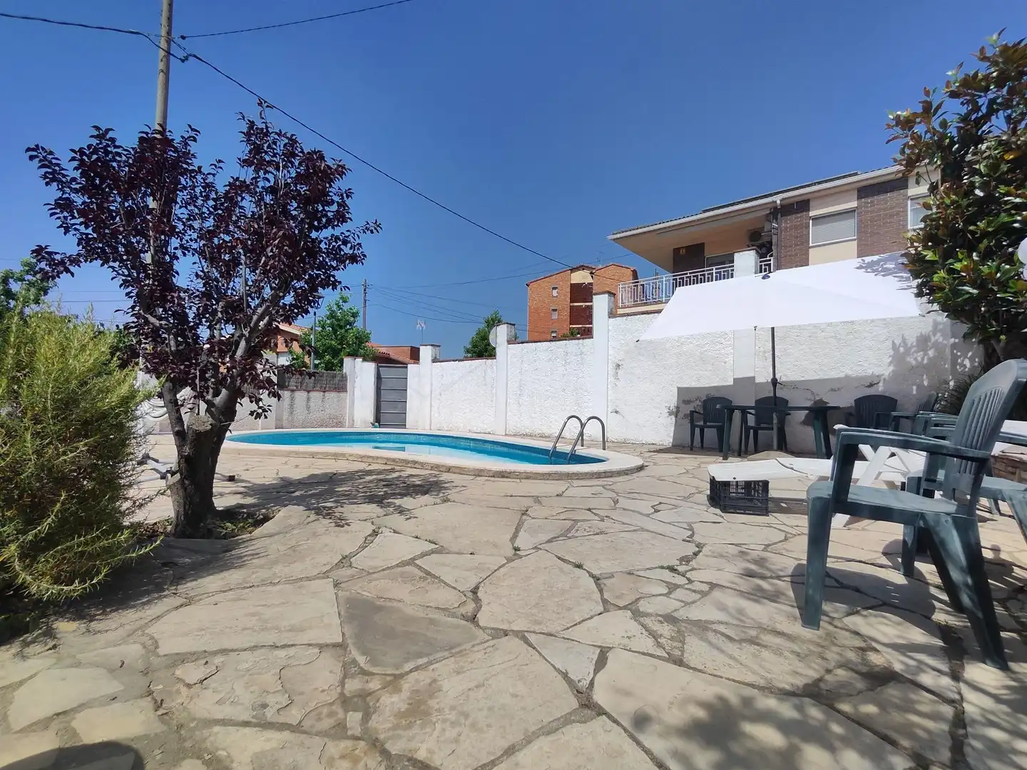 Piscina de Casa o xalet en venda en Vallbona d'Anoia amb Aire condicionat, Jardí privat i Terrassa