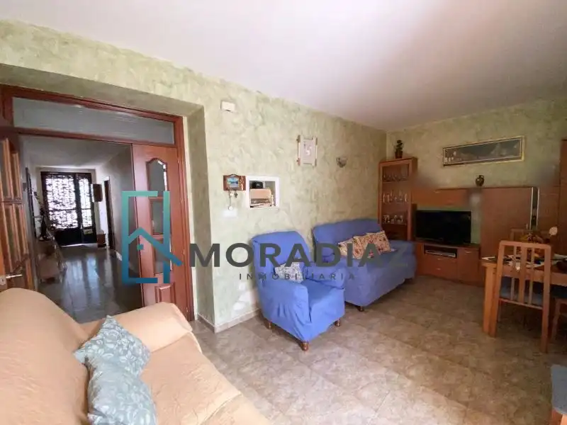 Sala d'estar de Casa adosada en venda en Don Benito amb Aire condicionat, Calefacció i Terrassa