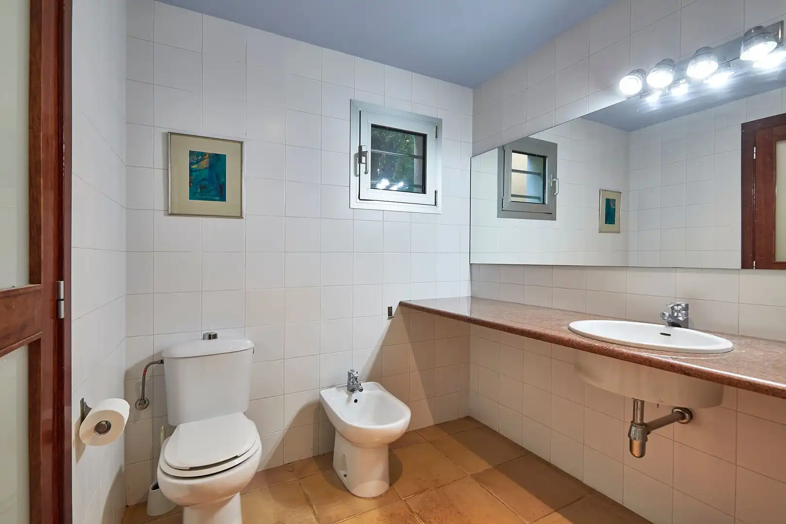 Badezimmer von Haus oder Chalet zum Verkauf in Premià de Dalt mit Klimaanlage, Heizung und Privatgarten
