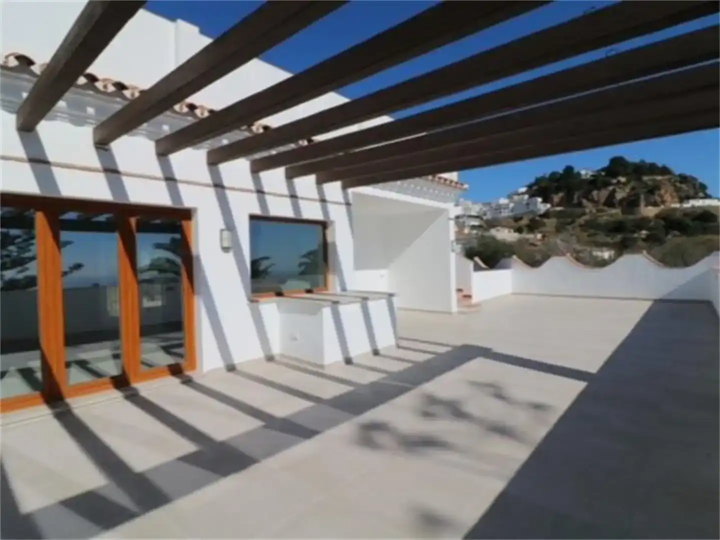 Terrasse von Country house zum Verkauf in Mijas mit Klimaanlage, Schwimmbad und Balkon