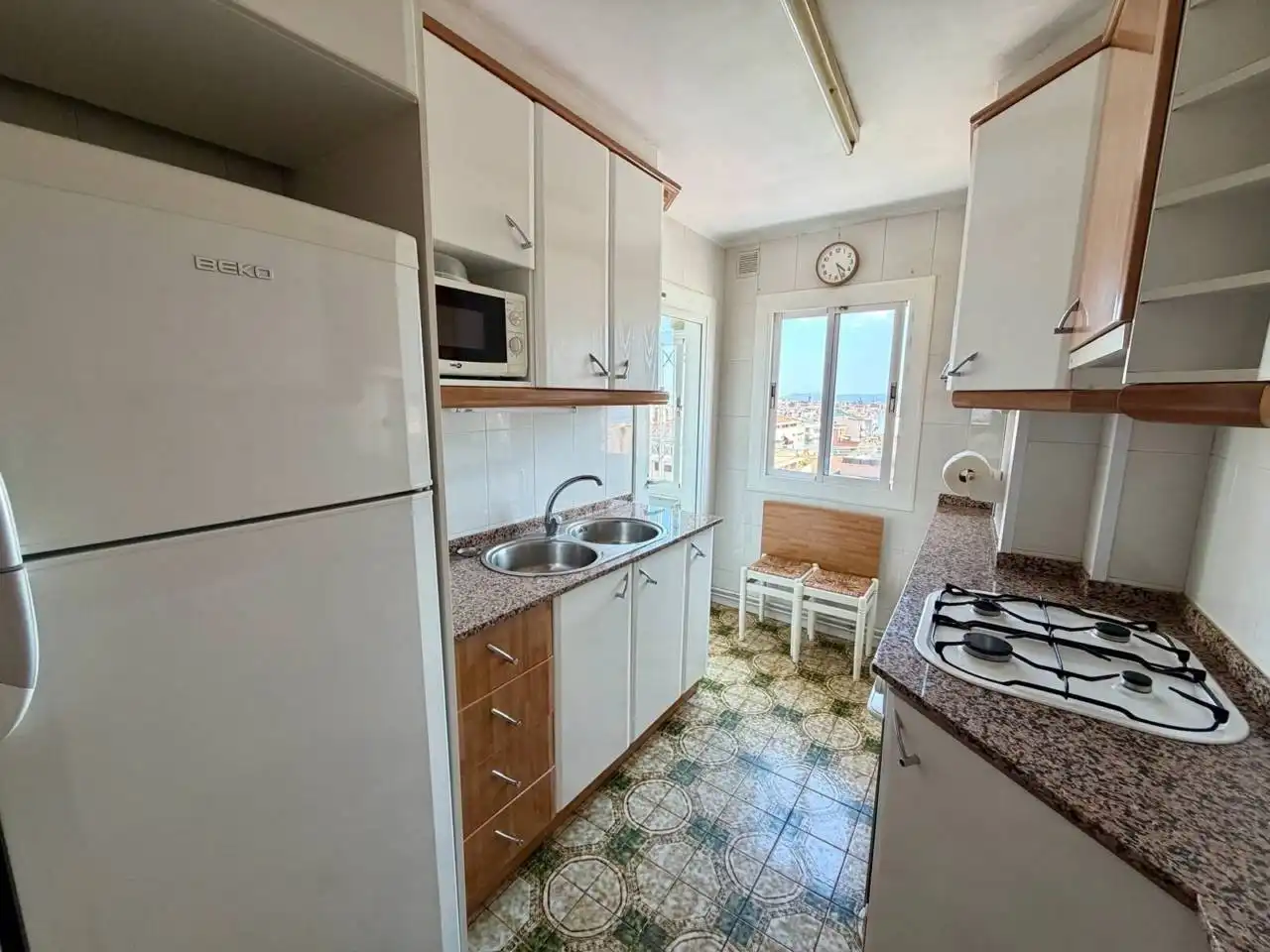 Kitchen of Flat for rent in Sabadell  with Heating and Balcony
