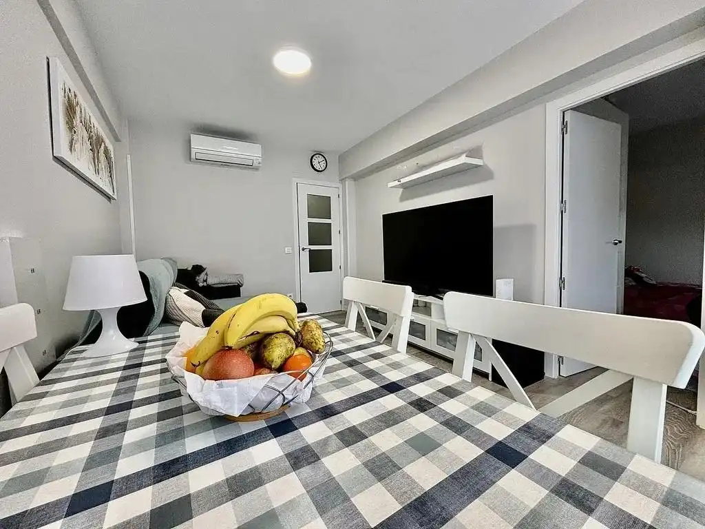Sala de estar de Piso de alquiler en Madrid con Aire acondicionado y Amueblado