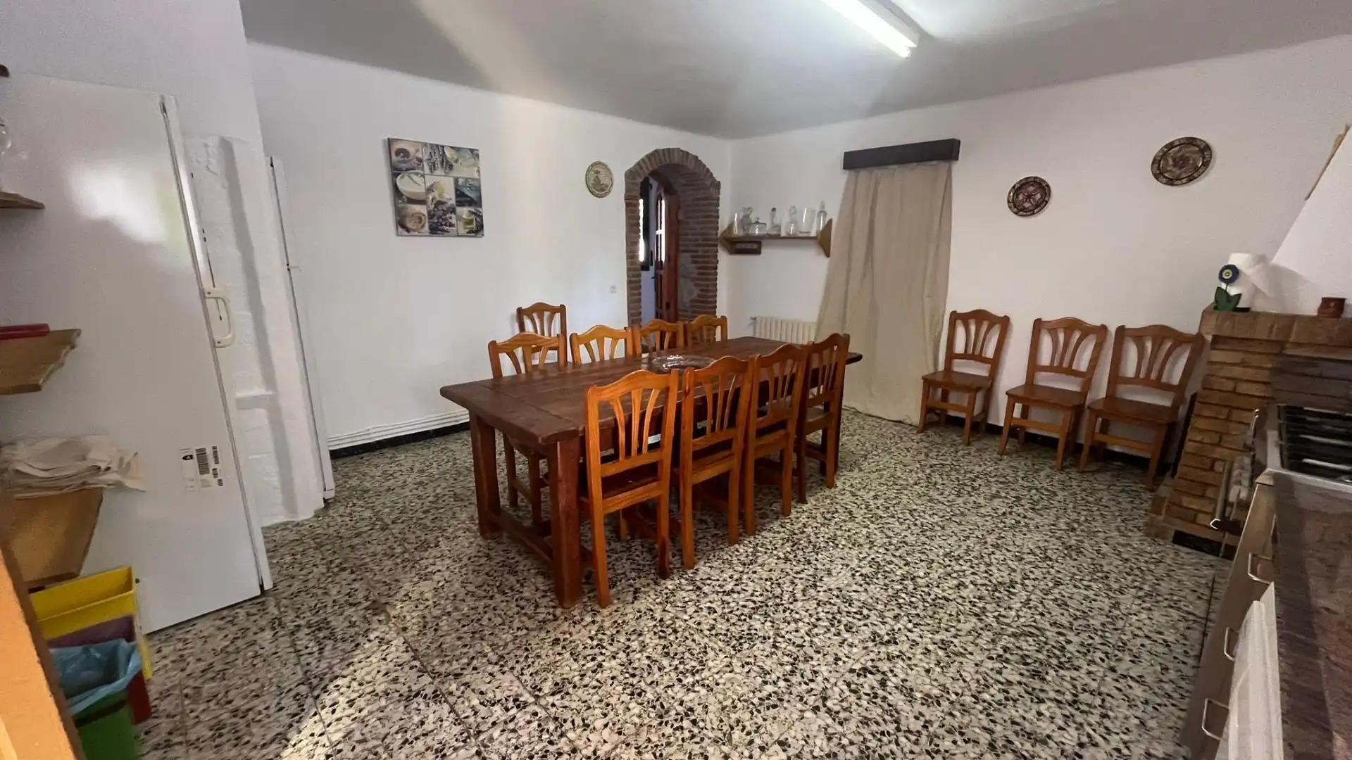 Comedor de Finca rústica de alquiler en Gualba con Calefacción