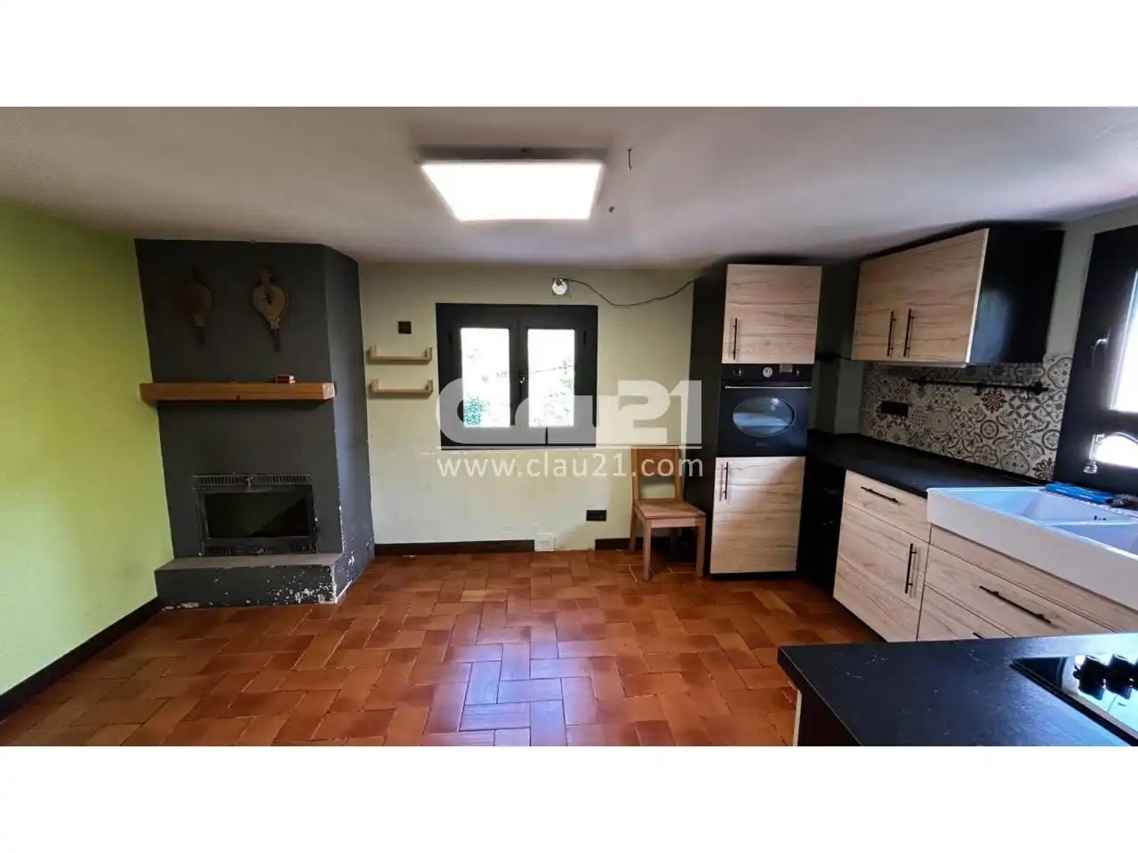 Küche von Haus oder Chalet zum Verkauf in Vilada mit Klimaanlage, Heizung und Privatgarten