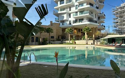 Swimming pool of Apartment for sale in Villajoyosa / La Vila Joiosa  with Air Conditioner, Heating and Private garden