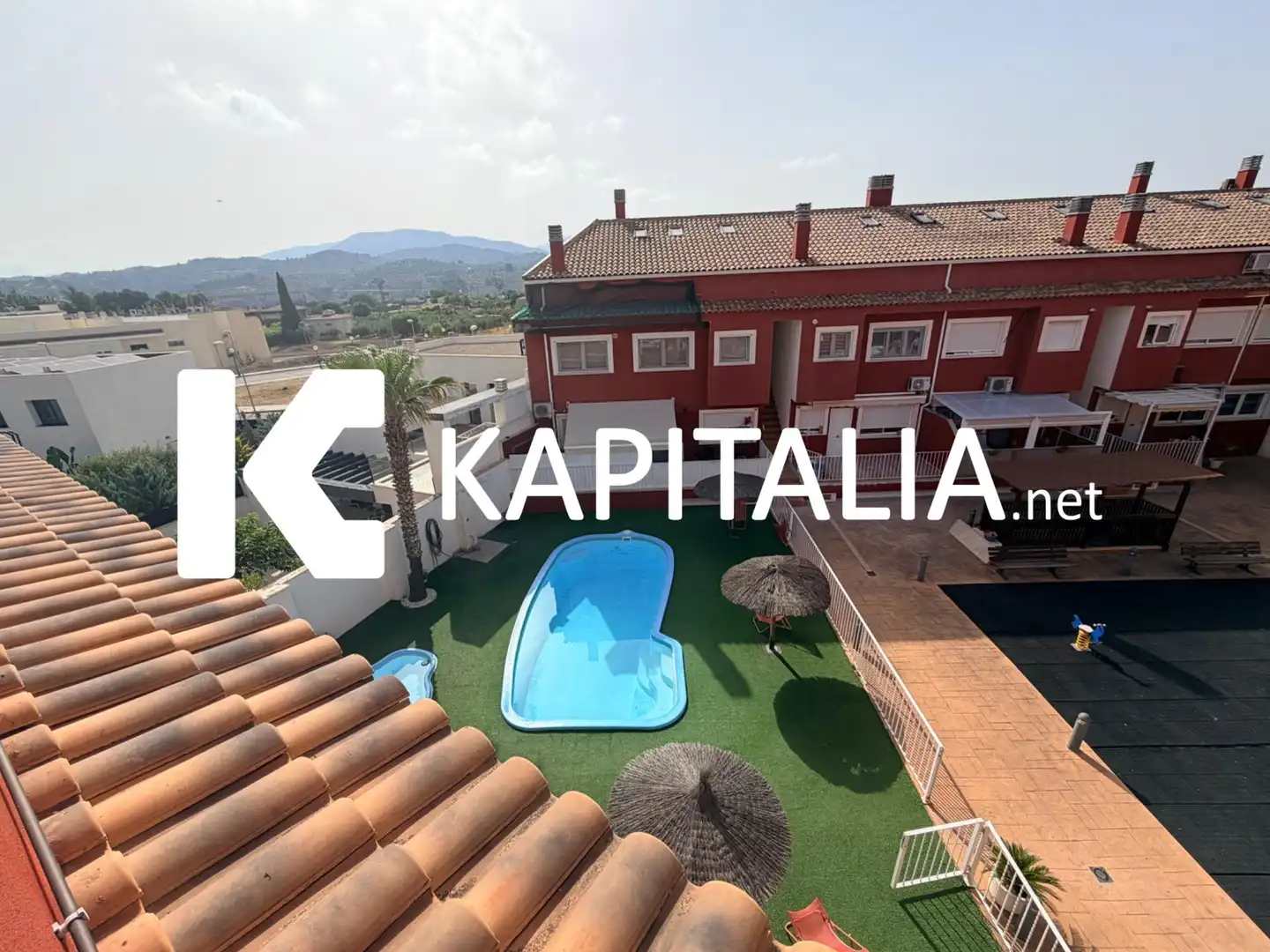 Vista exterior de Àtic en venda en Cocentaina amb Aire condicionat, Calefacció i Terrassa
