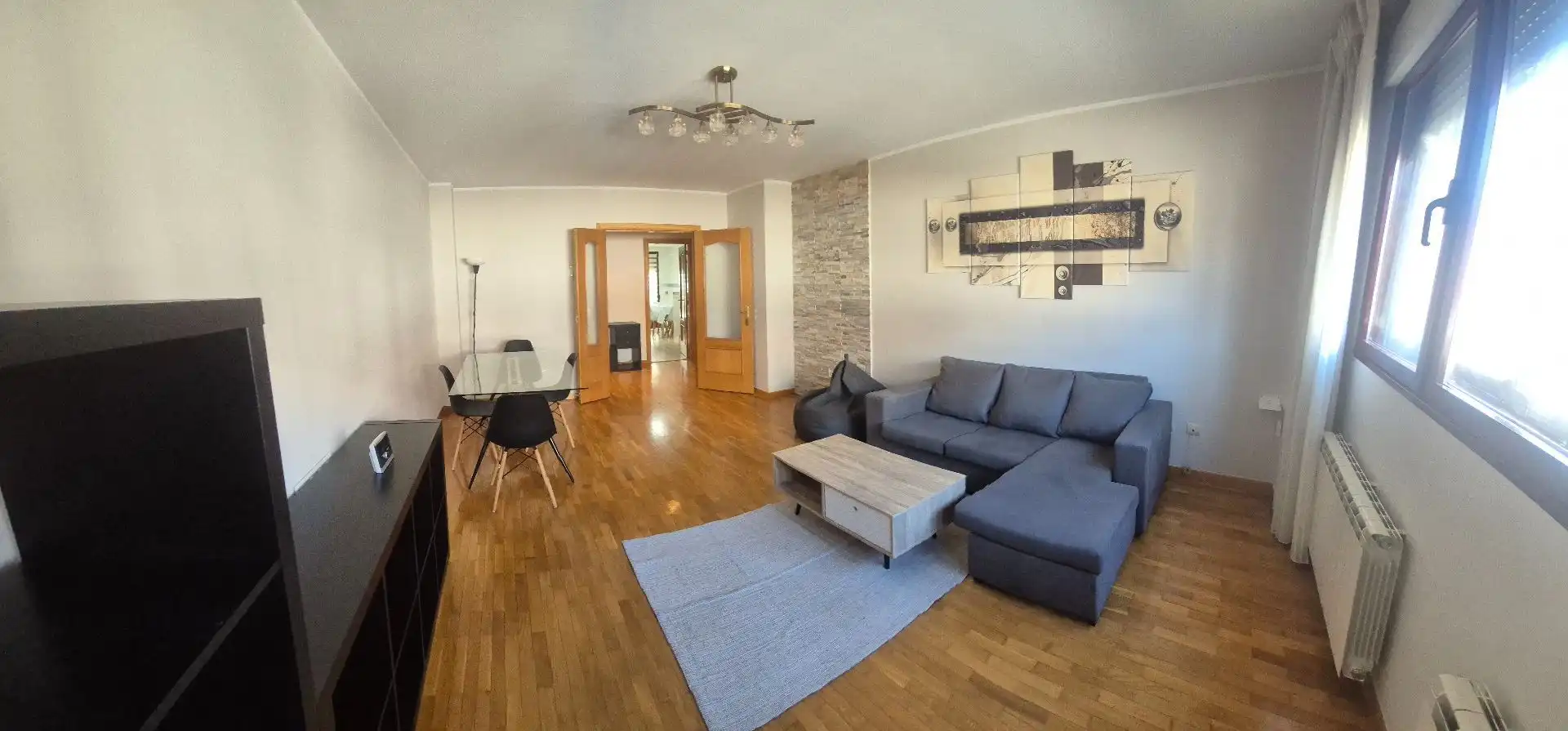 Living room of Flat for sale in Cistérniga  with Heating, Storage room and Furnished