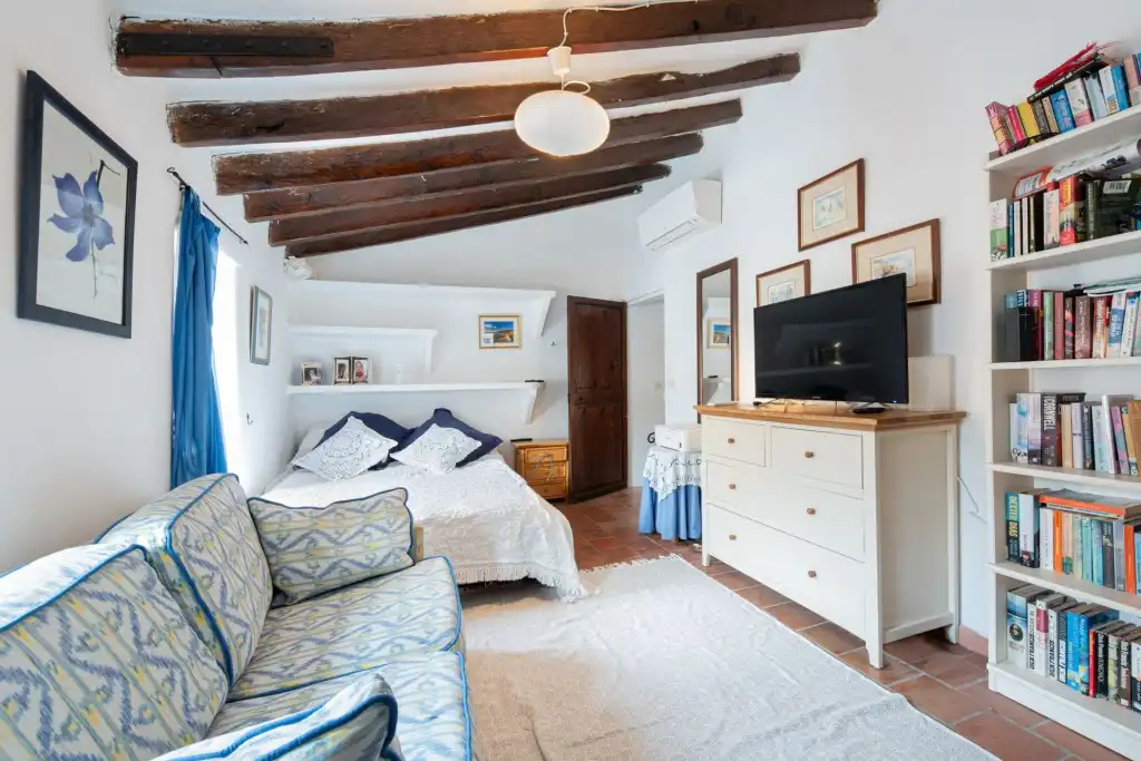 Schlafzimmer von Country house zum Verkauf in Pollença mit Klimaanlage, Terrasse und Möbliert