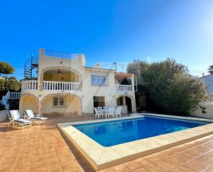 Swimming pool of House or chalet for sale in Benissa  with Air Conditioner, Heating and Private garden